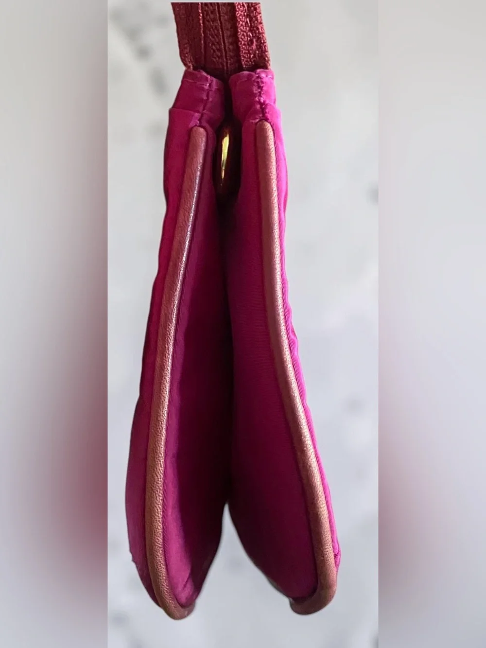 Tory Burch fuchsia Crossbody Bag with gold toned accents